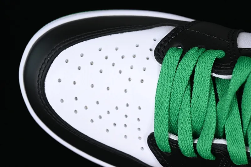 All categories Air Jordan Jordan series basketball shoes Air Jordan 1 High Pure original Air Jordan 1 High OG "Lucky Green" AJ1 Joe 1 Celtics black green toe DZ5485-031